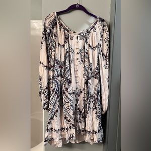 Free people long sleeve, mini dress